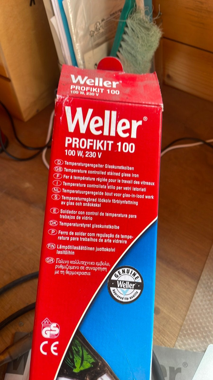 (Stuk) Soldeerbout weller profikit 100 tiffany glas in lood, Ophalen, Gebruikt