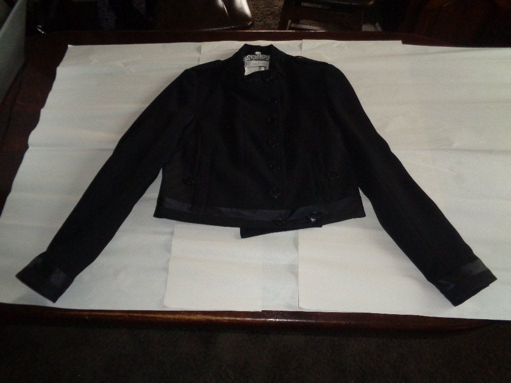 BY MALENE BIRGER zwart military look jasje, Verzenden, Zwart, Maat 42/44 (L), Nieuw