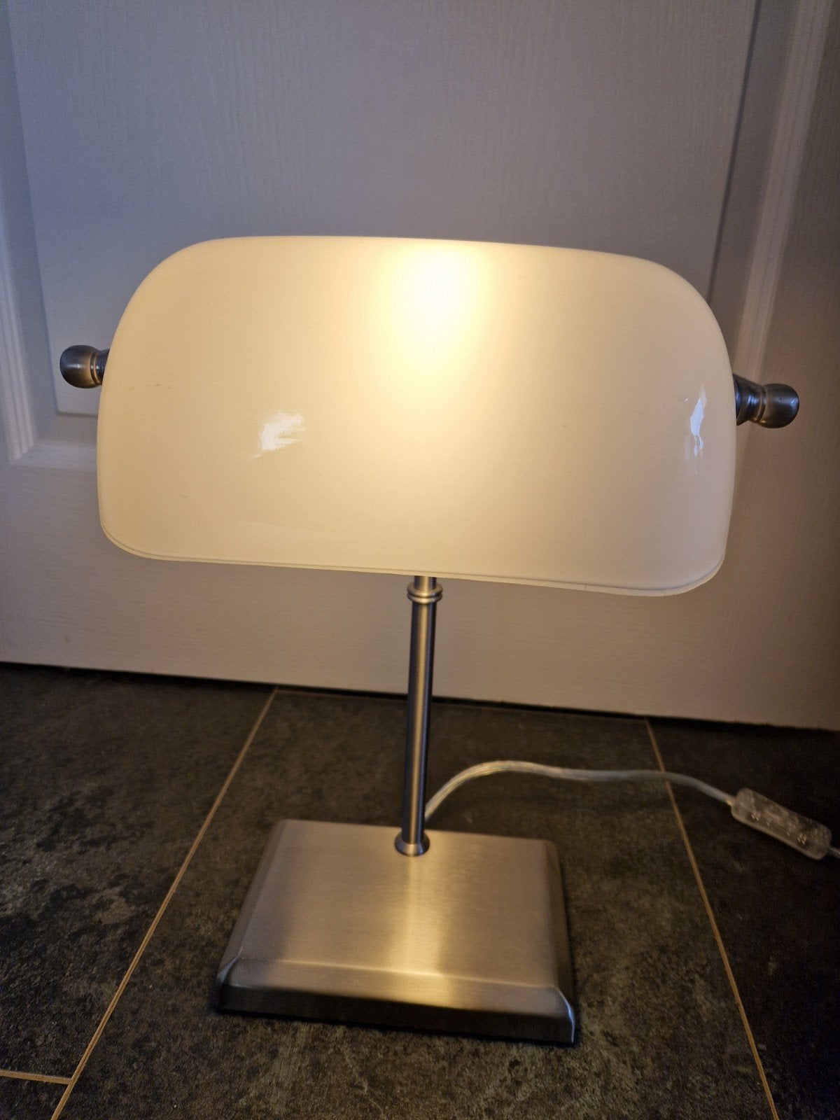 mooie bankierslamp lamp, Ophalen, Gebruikt