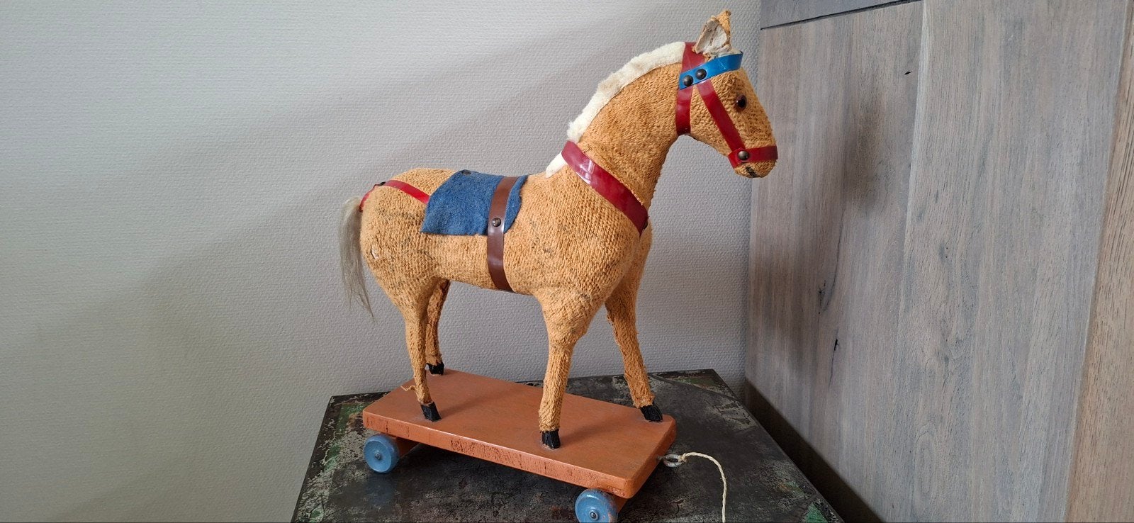 Trek paardje bijna 100 jaar oud, Ophalen of Verzenden