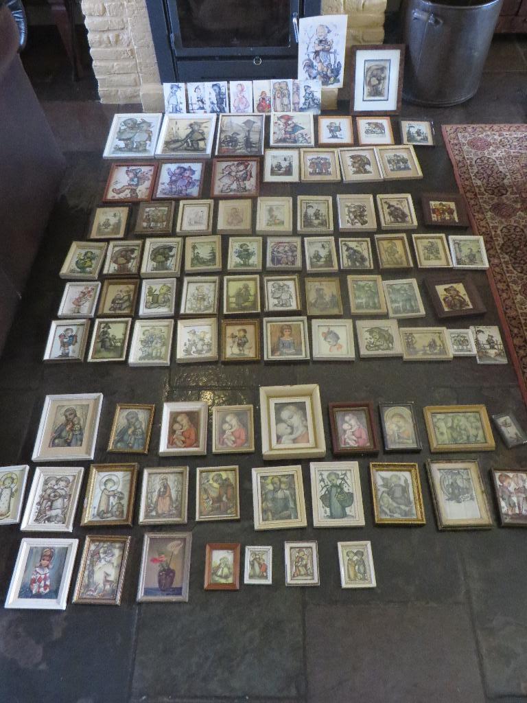 Hummel schilderijtjes  verzamelijng    90 stuks, Ophalen of Verzenden