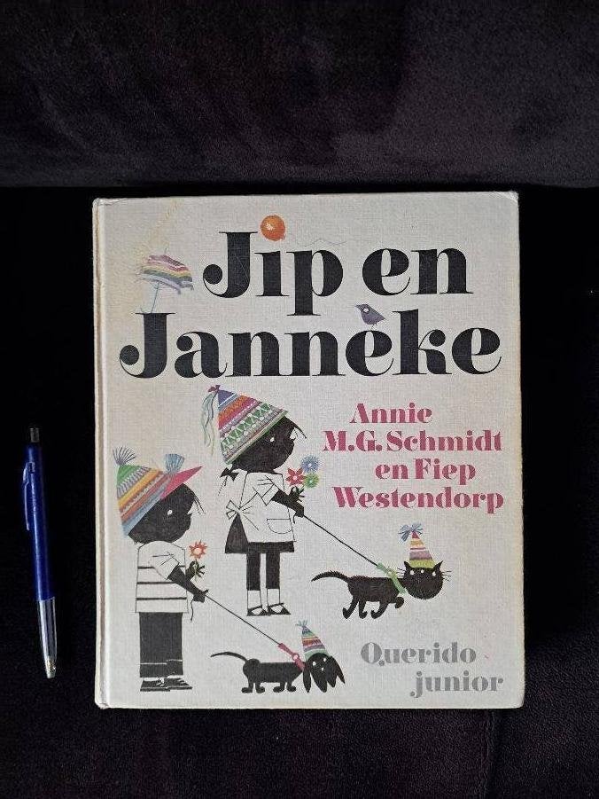 Jip en Janneke -Annie M.G. Schmidt met ill Fiep Westendorp, Ophalen of Verzenden, Gelezen, Fictie algemeen