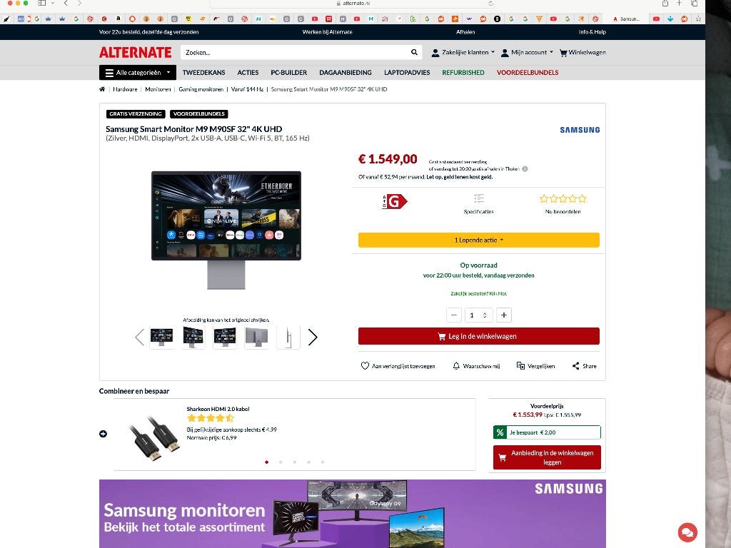 Foto 11 van SAMSUNG OLED NIEUWSTE Smart Monitor M9 M90SF 4K Vision AI