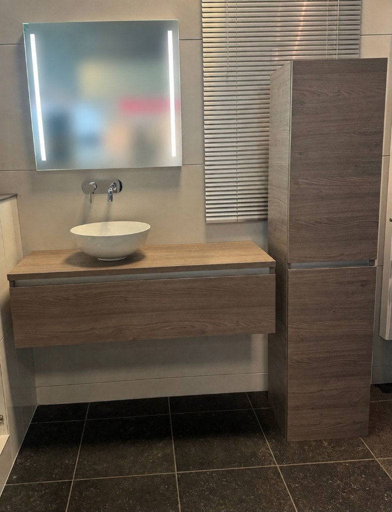 Badkamer meubel set hout tint, Huis en Inrichting, Badkamer | Badkamermeubels, Ophalen, 100 tot 150 cm, Nieuw, Minder dan 100 cm