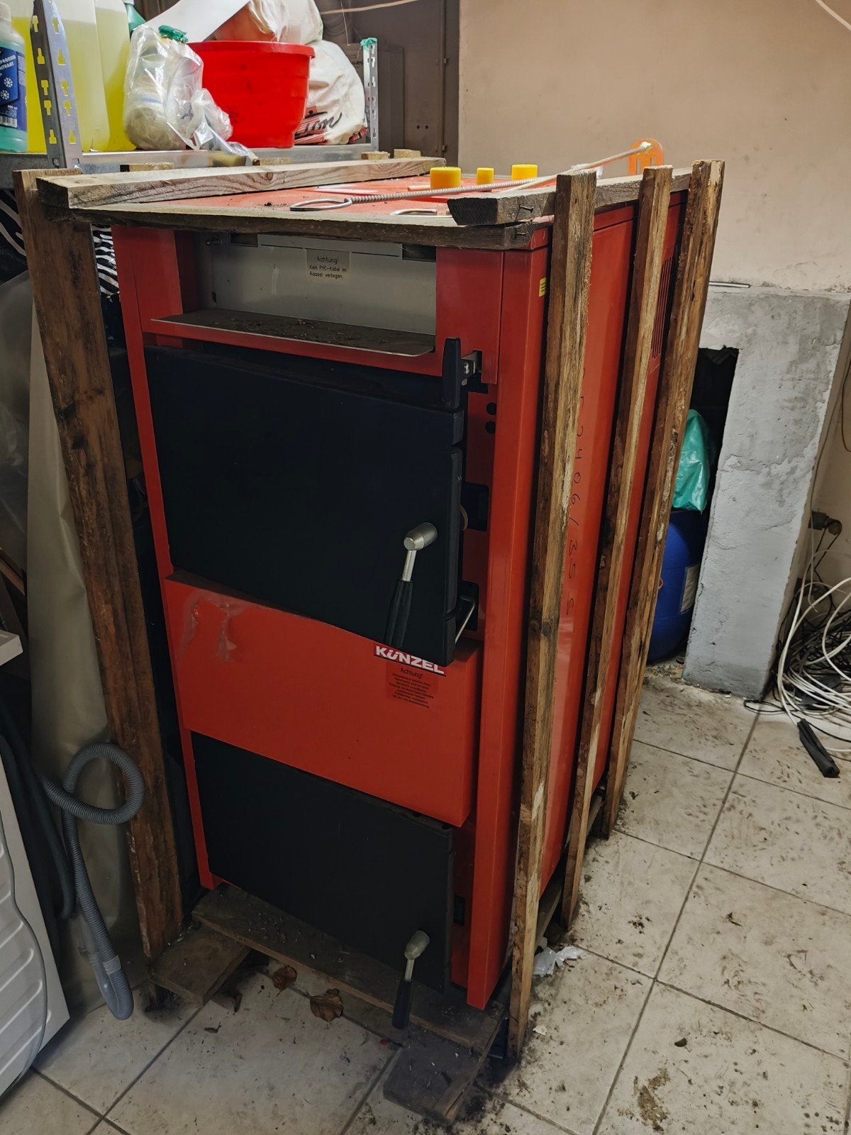 Splinternieuwe Künzel HV 35 S houtvergasser CV-ketel (35 kW), Ophalen, Overige typen, Nieuw, 60 tot 150 cm
