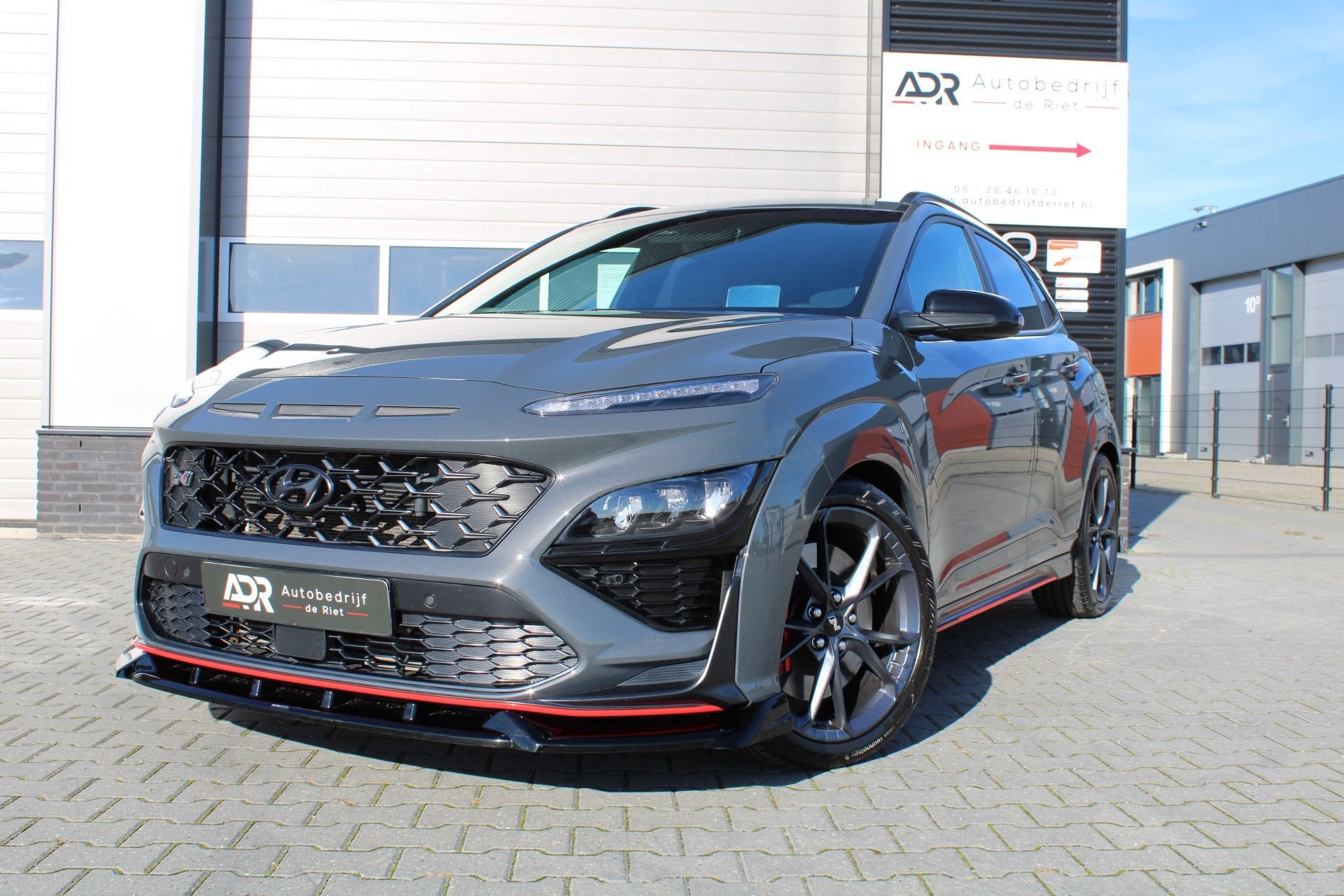 Hyundai Kona 2.0 T-GDI N 280PK DTC-8|MAXTON|19''|LED|NAVI|CR, Auto's, Gebruikt, Zwart, 4 cilinders, Origineel Nederlands