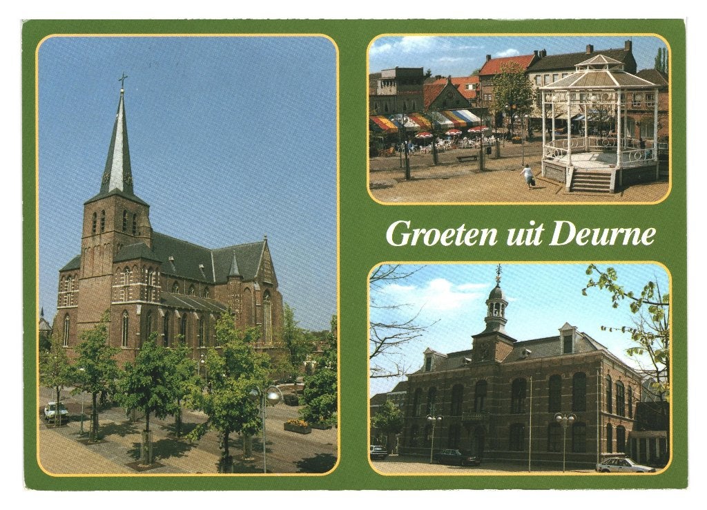 42532 Deurne 80+ N Br Gelopen met Postzegel, Ophalen of Verzenden, 1980 tot heden, Gelopen, Noord-Brabant