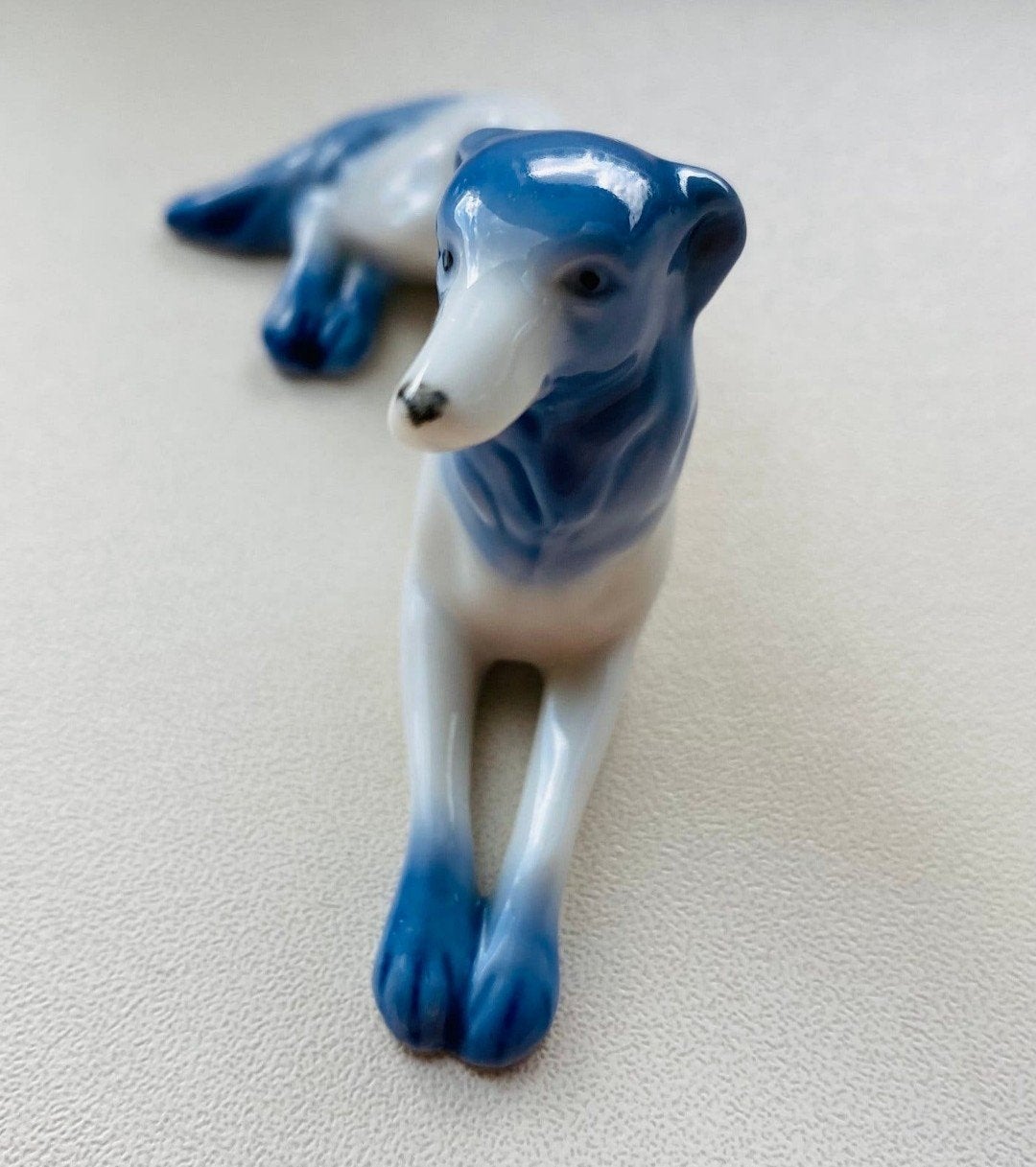 Vintage Porseleinen Windhond (Borzoi) Germany 4990 Art Deco, Ophalen of Verzenden
