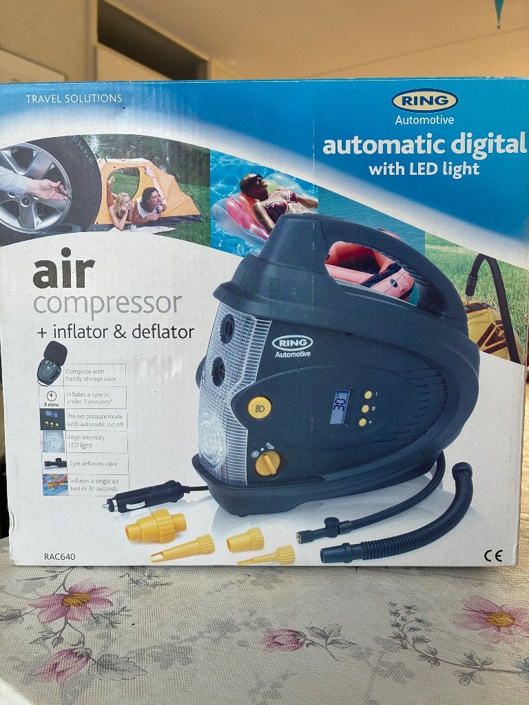 RING Automotive aircompressor, Ophalen of Verzenden, Gebruikt