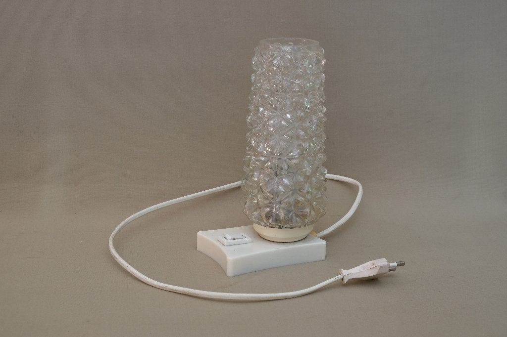 vintage bedlamp, Huis en Inrichting, Gebruikt, Vintage, Wit, Ophalen of Verzenden