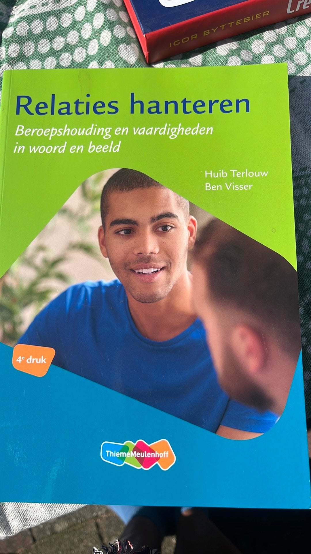 Huib Terlouw - Relaties hanteren, Ophalen, Sociale wetenschap, Zo goed als nieuw, Huib Terlouw; Ben Visser