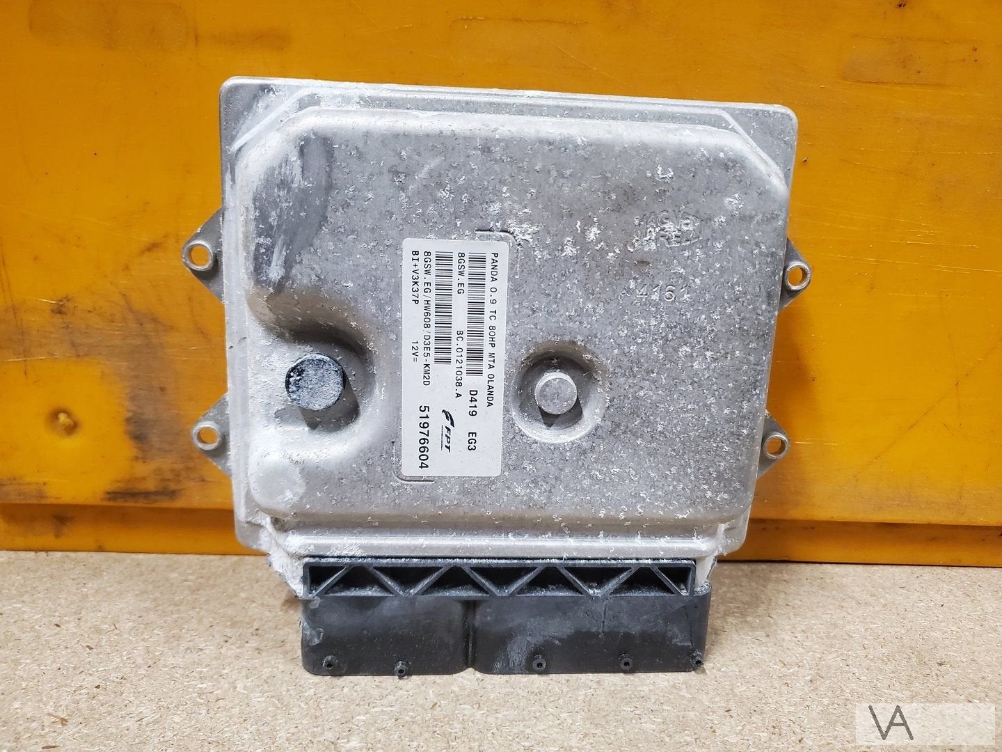 Fiat Panda 2012 -2020 motorcomputer ecu 0.9 twinair 51976604, Gebruikt, -, -, Ophalen of Verzenden