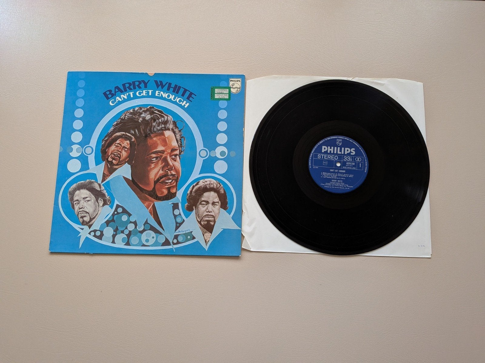 Barry White - Can't Get Enough LP (Philips), Cd's en Dvd's, Vinyl | Pop, LP, Gebruikt, 12 inch, Verzenden