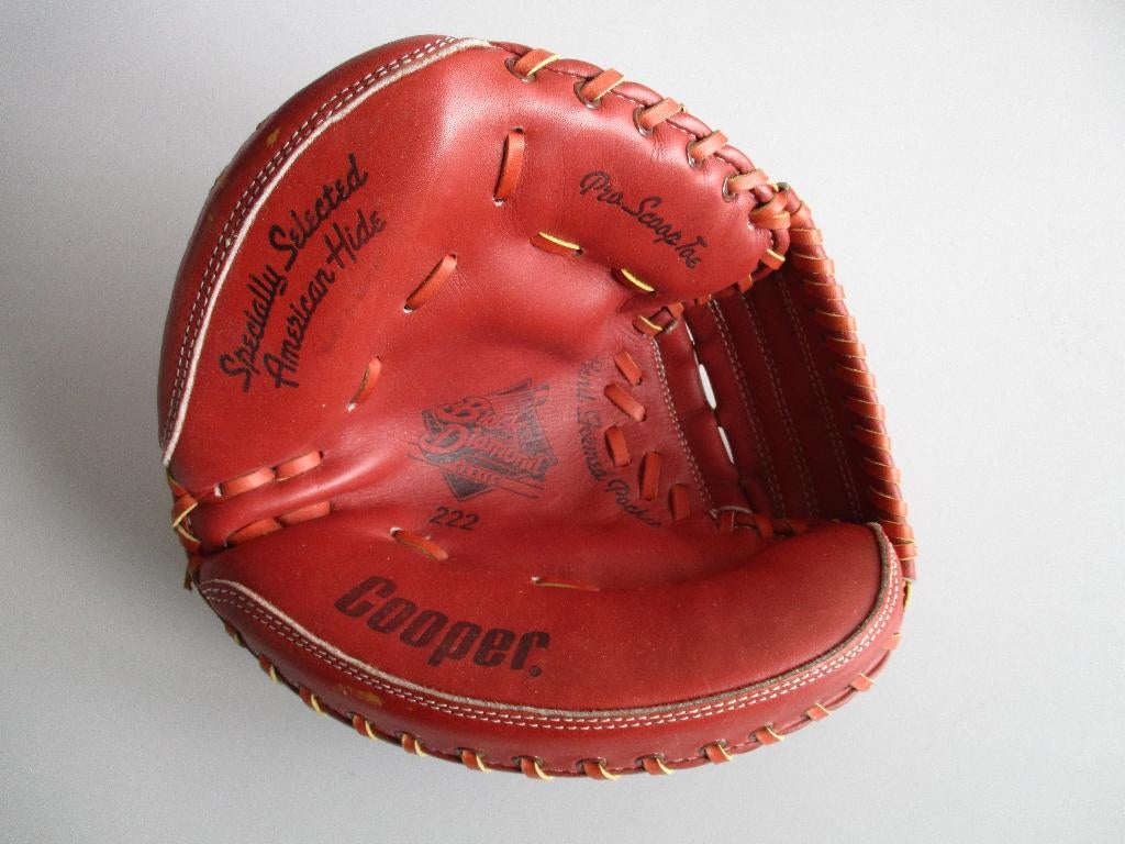 cooper catcher glove mitt black diamond 222 vintage, Sport en Fitness, Ophalen, Nieuw, Honkbal, Handschoen
