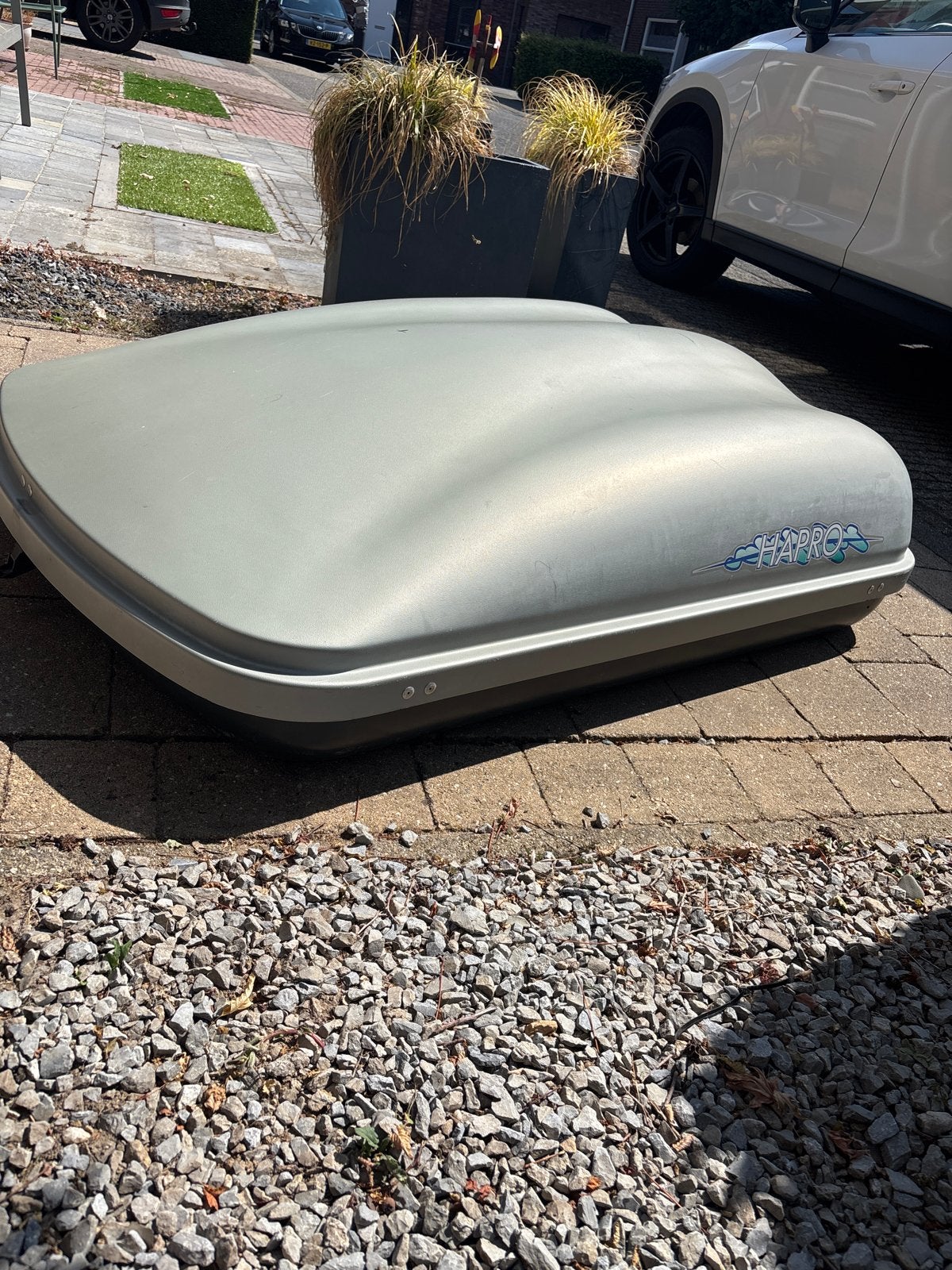 Hapro Dakkoffer 500 E/F - Ruime en Betrouwbare Bagagebox, Auto diversen, Ophalen, Gebruikt