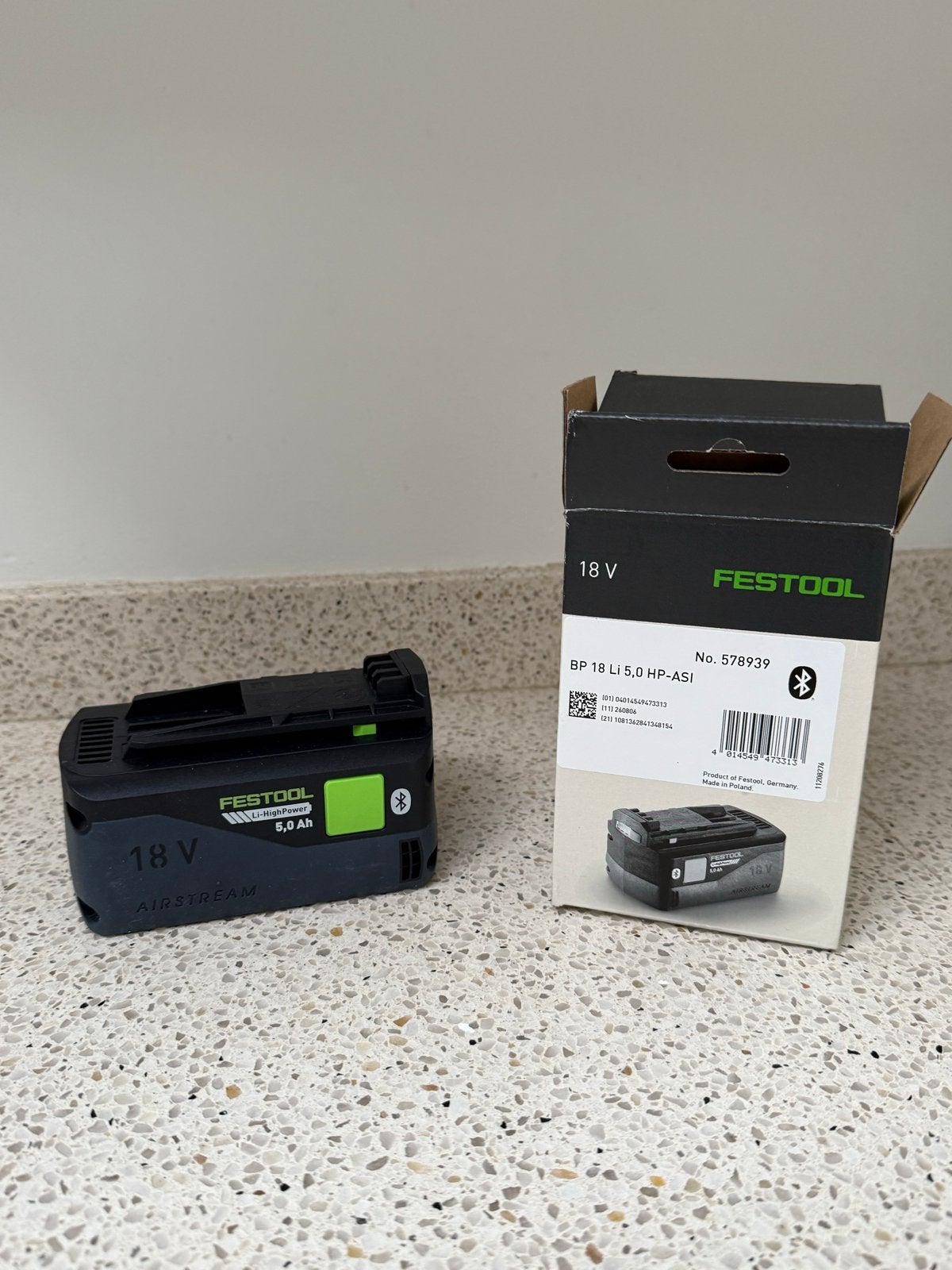 Festool BP 18 Li 5,0 HP-ASI 18V 5.0Ah Accu - Nieuw in doos, Ophalen of Verzenden, Nieuw