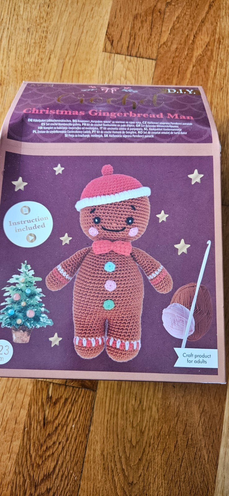 Haakpakket Peperkoekmannetje Gingerbreadman compleet, Hobby en Vrije tijd, Ophalen, Nieuw, Haken, Overige typen