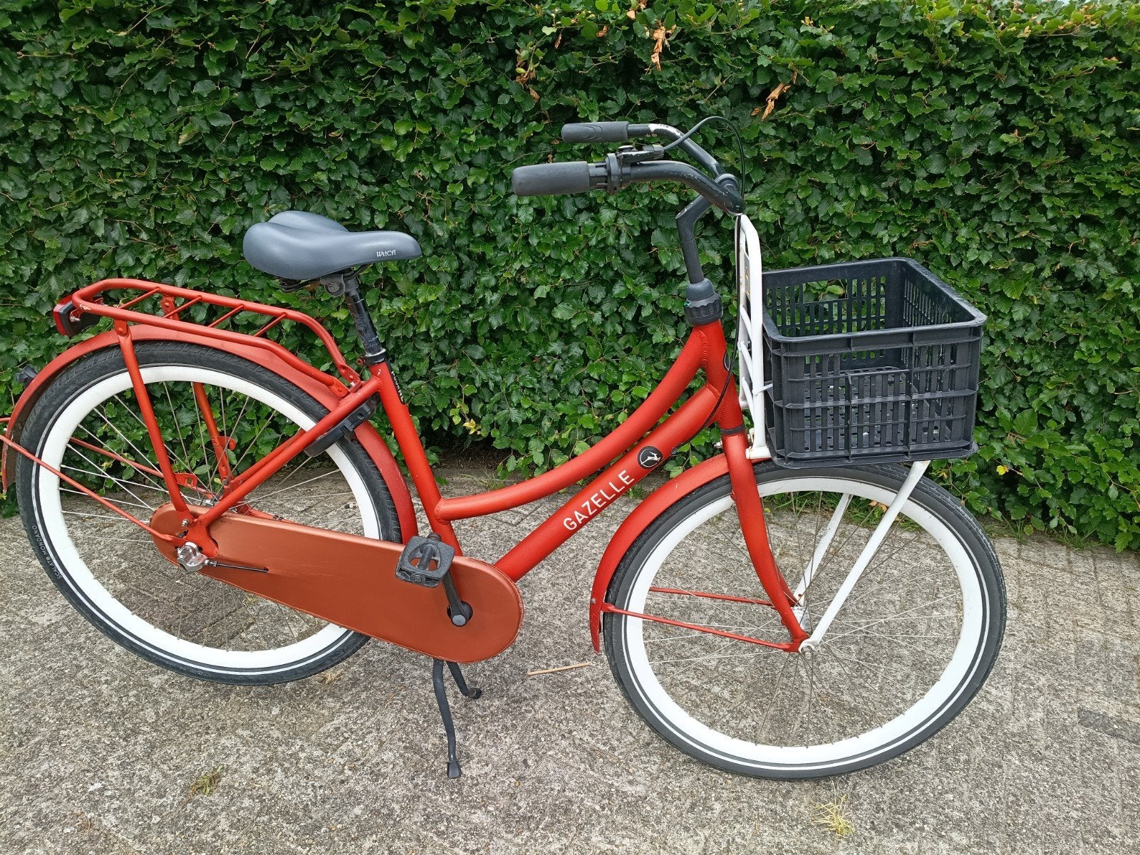 Gazelle damesfiets, Fietsen en Brommers, Fietsen | Meisjes, Terugtraprem, Gebruikt, Versnellingen, Gazelle
