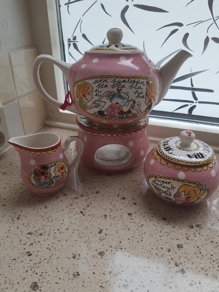 Amsterdam blond thee pot set., Blond Amsterdam, Overige typen, Ophalen of Verzenden, Zo goed als nieuw