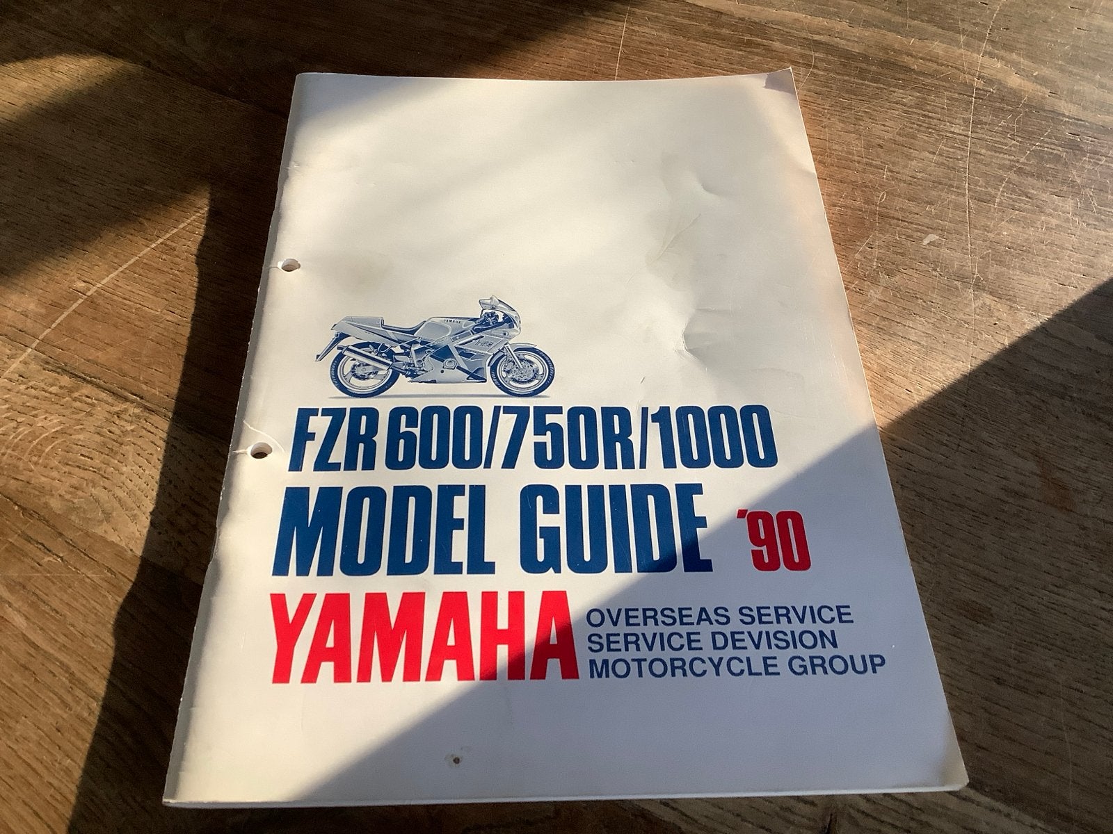 Yamaha FZR 600/750R/1000 Modelgids '90.    (405), Verzenden, Yamaha