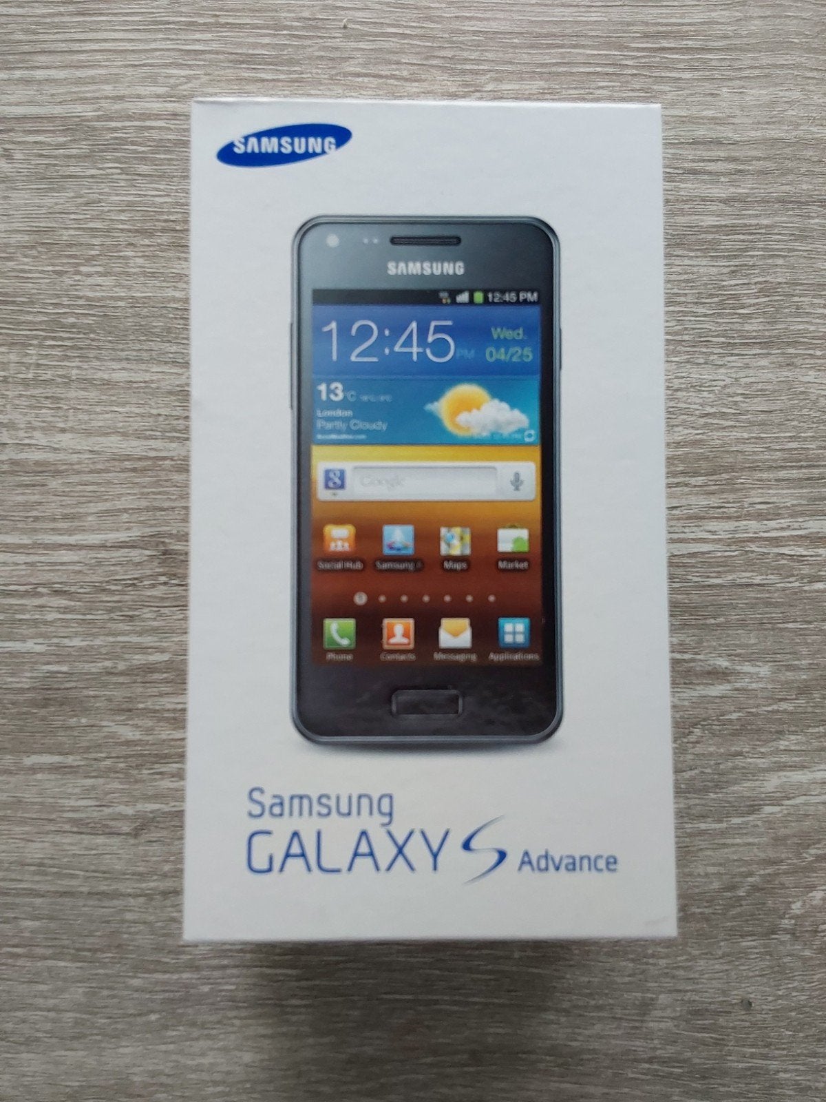 Samsung Galaxy S Advance GT-I9070 retro mobiele telefoon, Gebruikt, Zwart, Touchscreen, 3 tot 6 megapixel