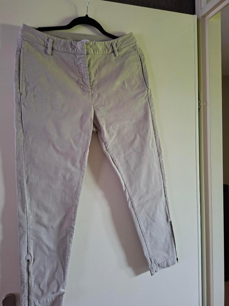 Rabens Saloner broek, Maat 38/40 (M), Beige, Zo goed als nieuw, Driekwart