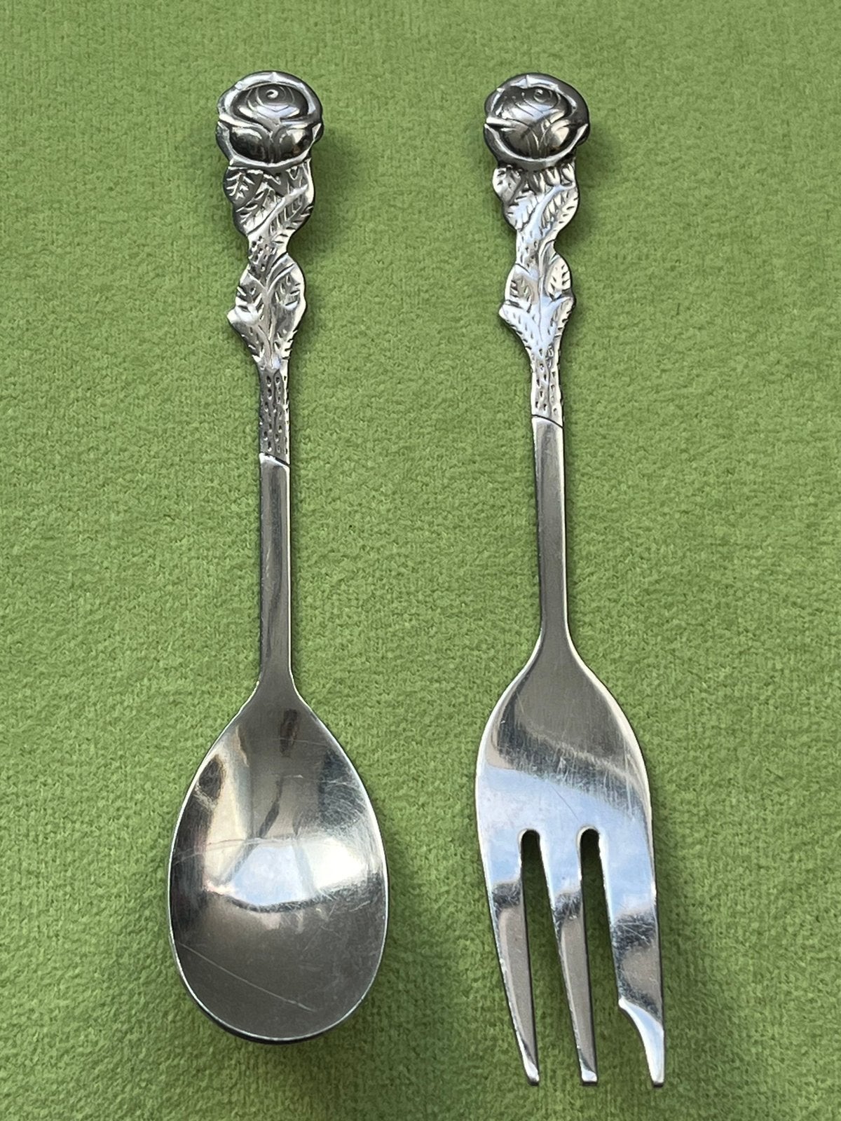 Vintage bestek setje., Antiek en Kunst, Antiek | Bestek, Ophalen of Verzenden