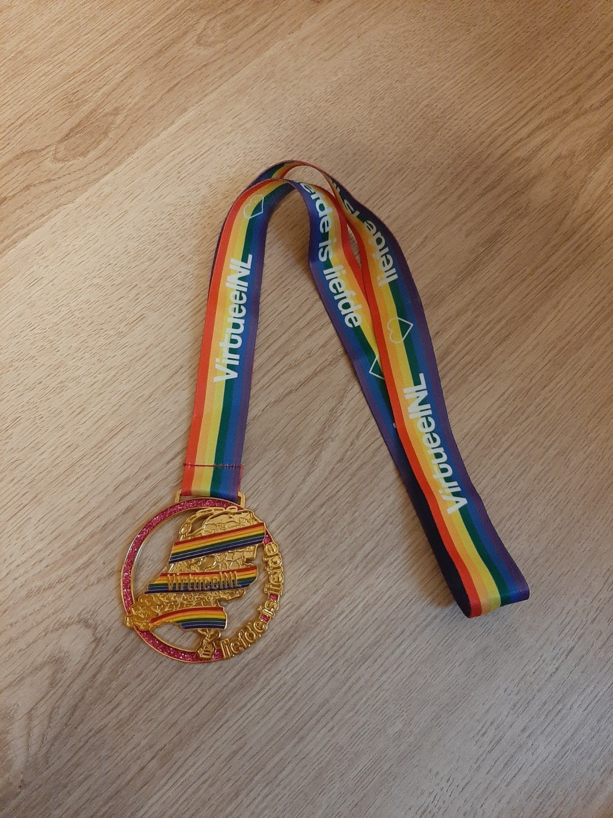 Liefde is liefde wandel medaille VirtueelNL, Postzegels en Munten, Penningen en Medailles, Ophalen of Verzenden