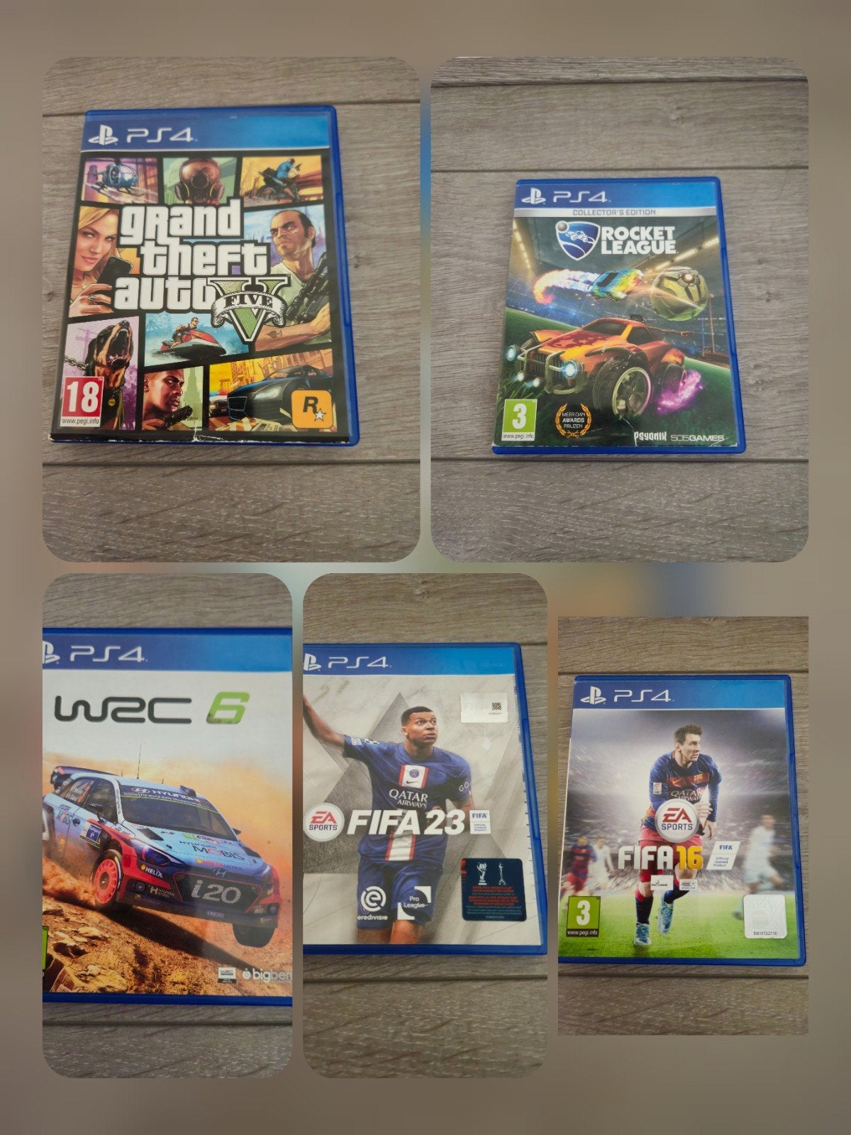 PS4 Games Pakket 5 stuks, Ophalen of Verzenden