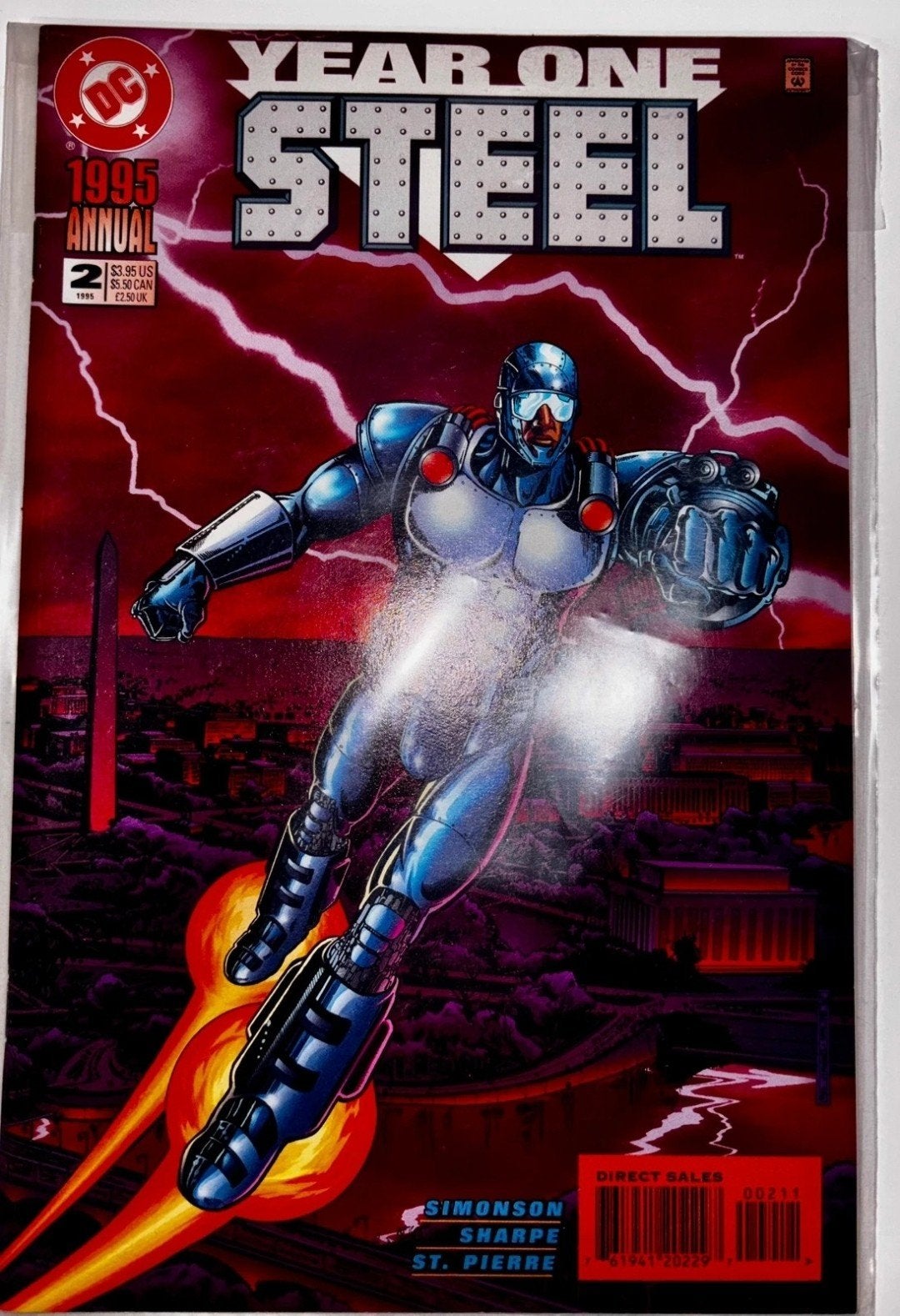 Steel (DC) - Year One - Annual #2, Eén stripboek, Ophalen of Verzenden, Zo goed als nieuw
