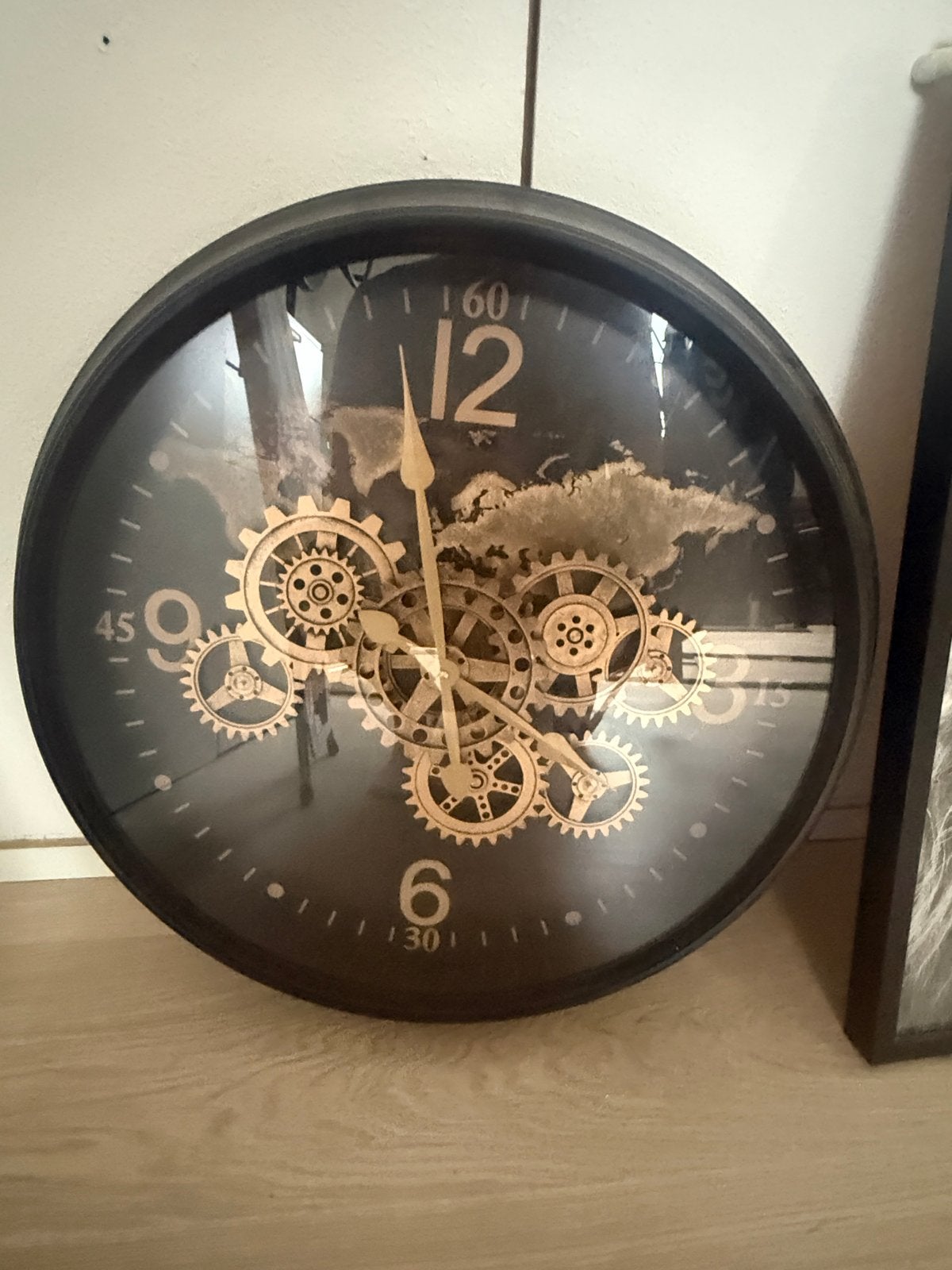 Wandklok- Loods 5, Ophalen, Wandklok, Zichtbaar uurwerk, Analoog
