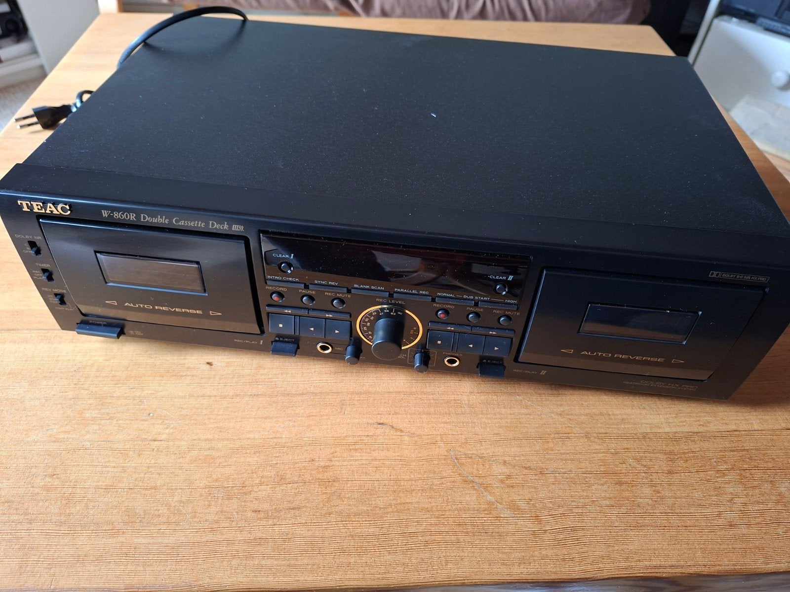 TEAC W-860R Dubbel Cassettedeck met Auto-Reverse, Ophalen of Verzenden, Dubbel, Overige merken, Auto-reverse