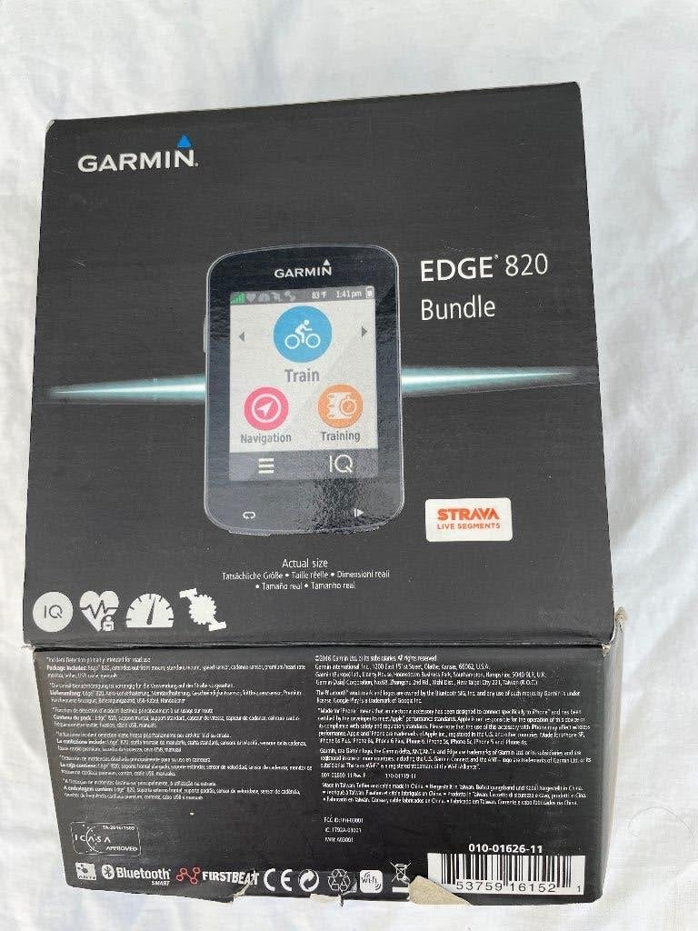 Garmin edge 820 bundel, Fietsen en Brommers, Fietsaccessoires | Fietscomputers, Ophalen, Draadloos, Gebruikt