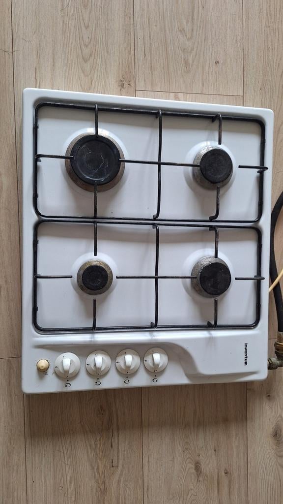 Gas kookplaat, Ophalen, Inbouw, Gas, 4 kookzones