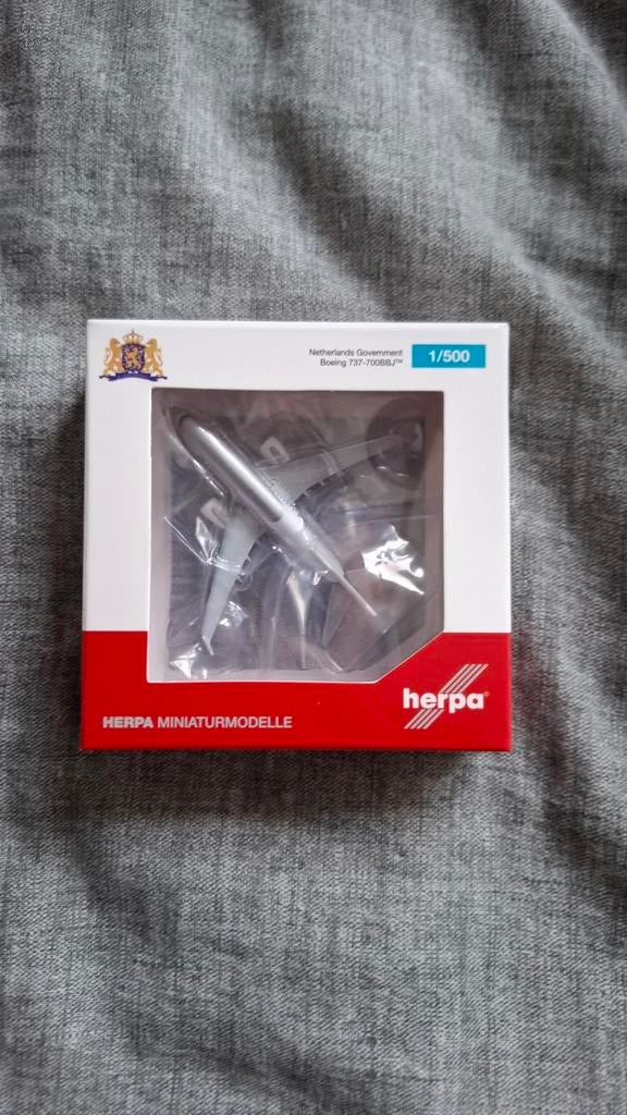 Herpa 1:500 Netherlands B737-700, Ophalen of Verzenden
