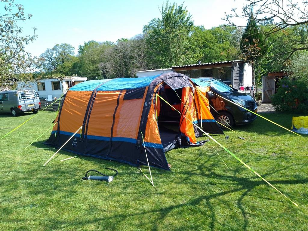 Opblaasbare tent. Olpro cocoon breeze tot 6 pers., Caravans en Kamperen, Tenten, Ophalen, Zo goed als nieuw, Tot en met 6