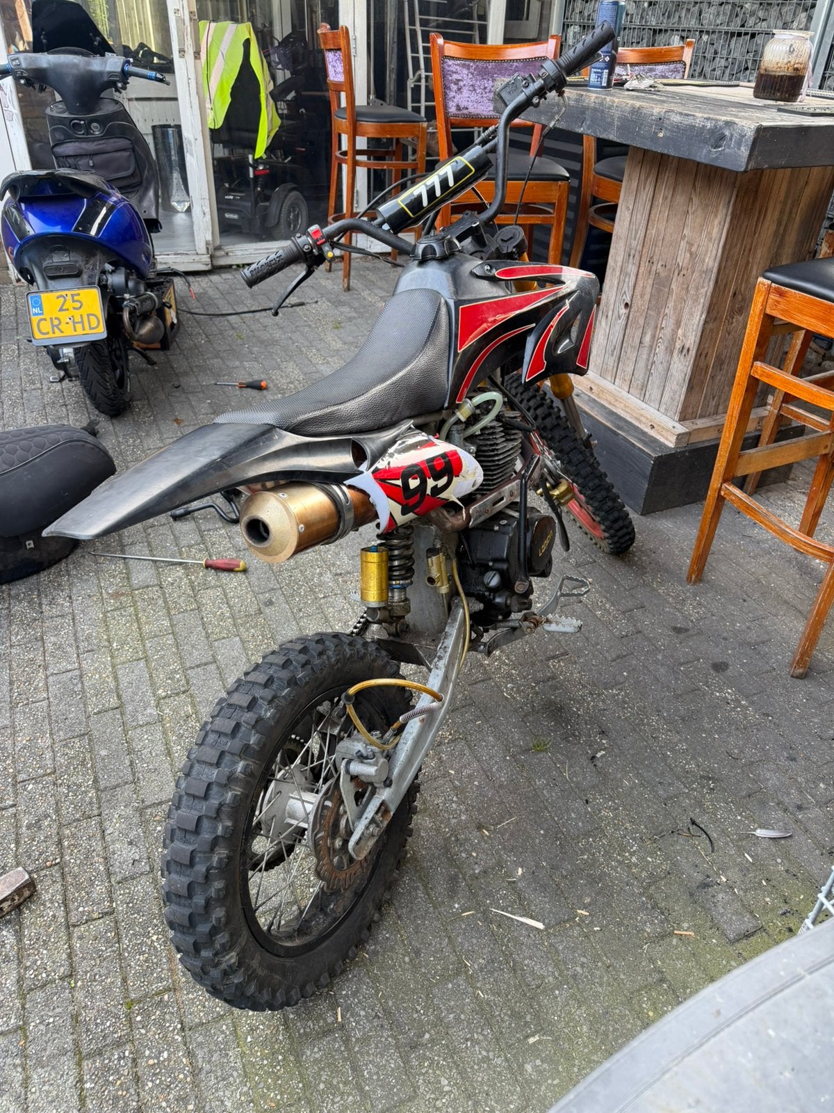 Crosser 250cc, Fietsen en Brommers, Minibikes, Midibikes en Pitbikes, Ophalen of Verzenden, Zo goed als nieuw, Overige typen