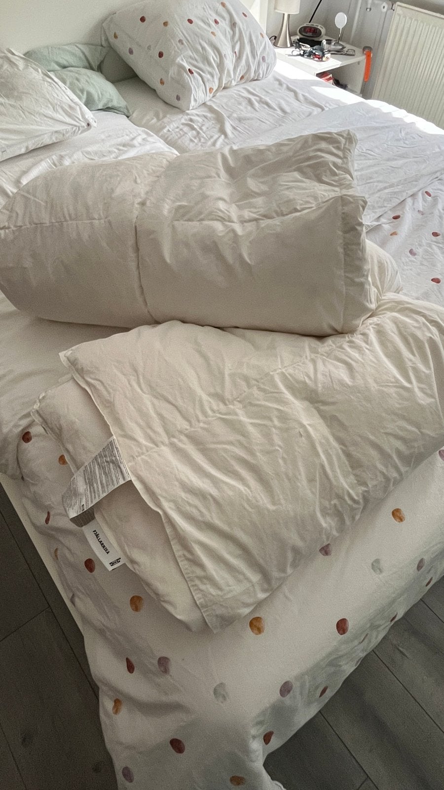 IKEA Fjallarnika eenpersoons 4-seizoenen dekbedovertrek, Ophalen, Eenpersoons, Wit, Dekbedovertrek
