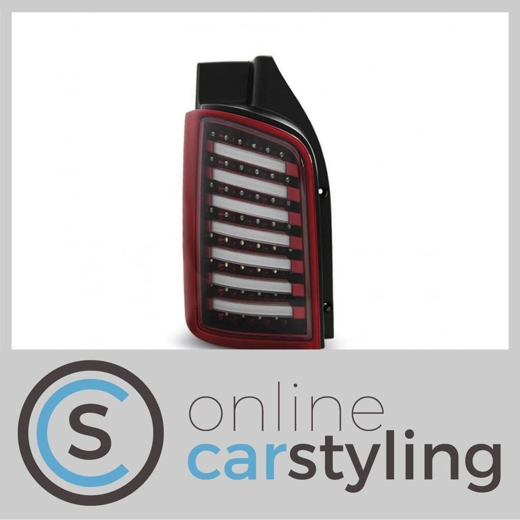 - LED Achterlichten VW Transporter T5 Lightbar Design -, -, Volkswagen, -, Nieuw