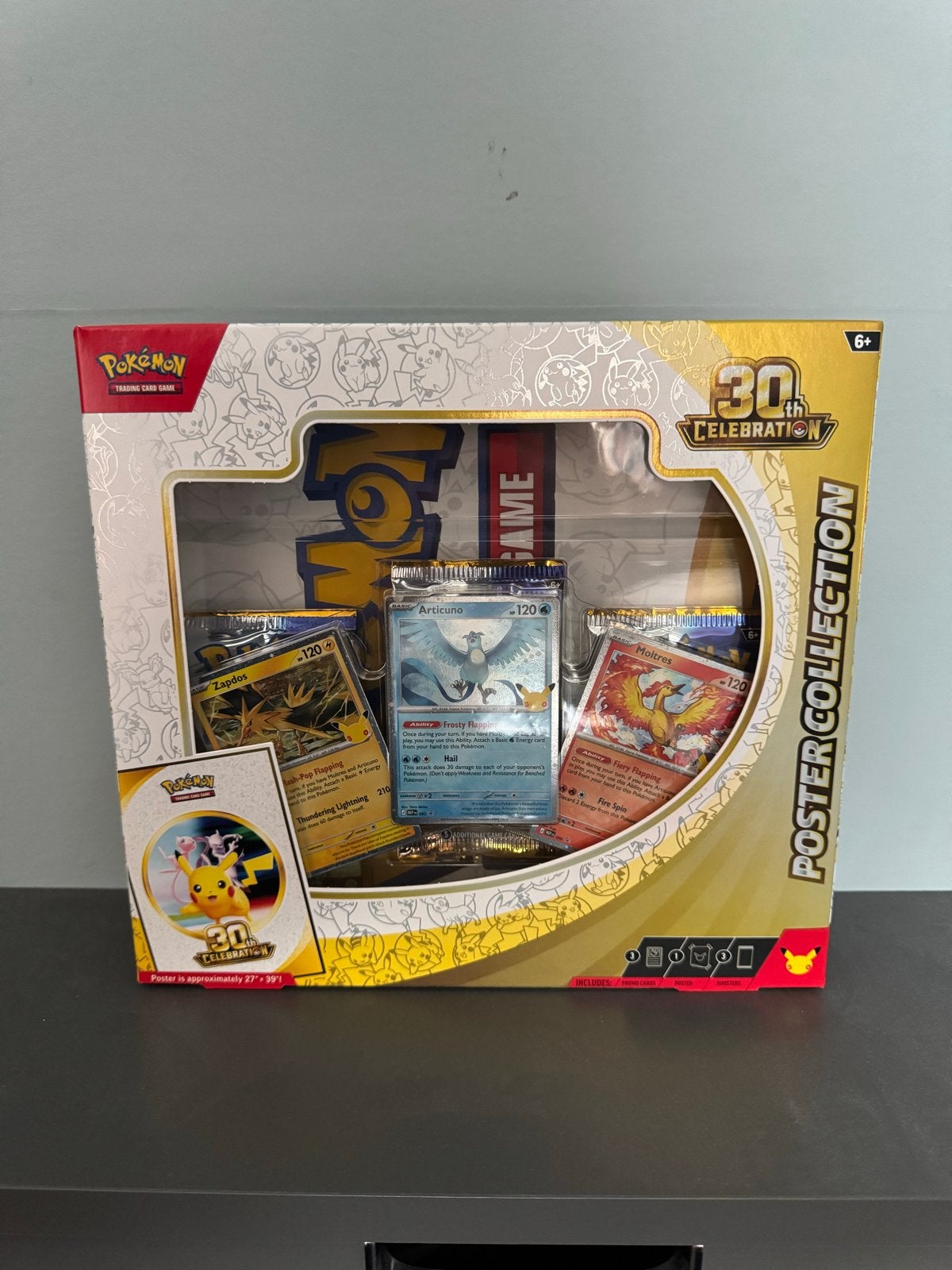 Pokémon 30th Anniversary Poster Collectie Legendary Birds, Ophalen of Verzenden, Nieuw