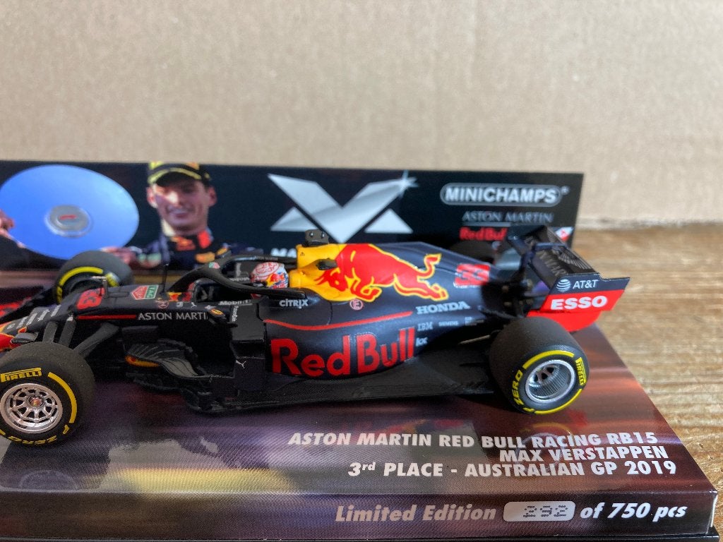 ✅ Max Verstappen editie 42 1:43 3rd place Australian GP 2019, Ophalen of Verzenden, Nieuw, Formule 1