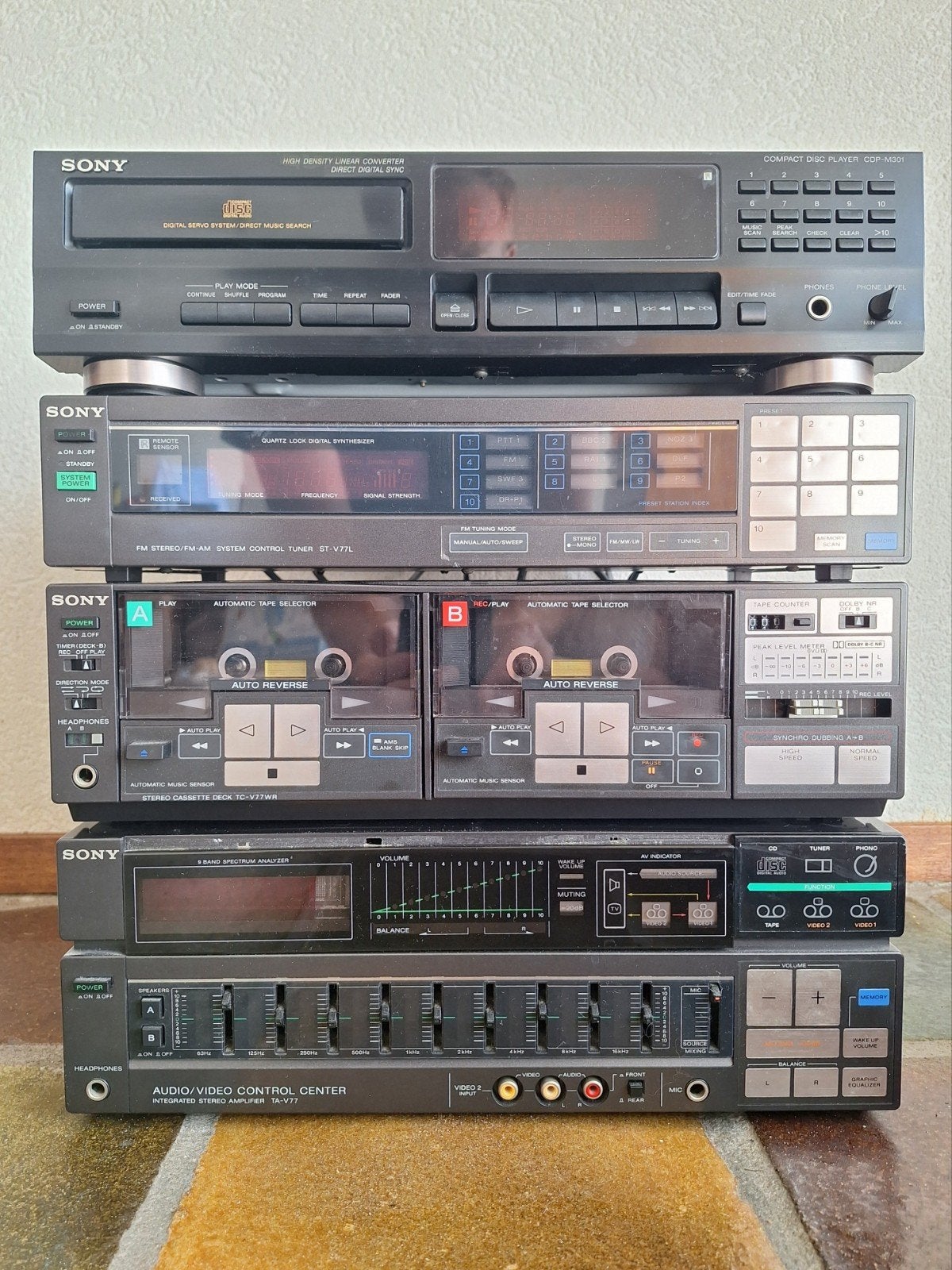 Sony HiFi set V77 serie, Ophalen of Verzenden, Tuner of Radio, Sony