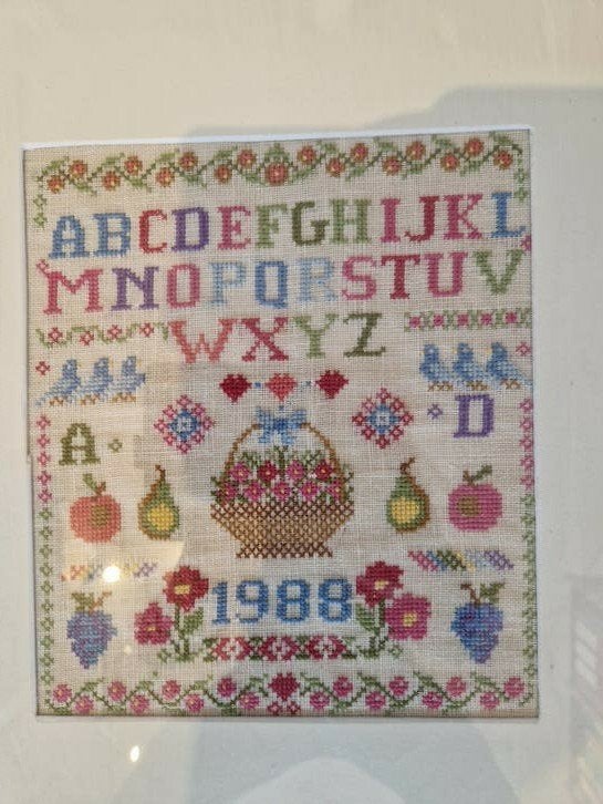 2 prachtige merklappen, Ophalen of Verzenden, Nieuw, Borduurpakket