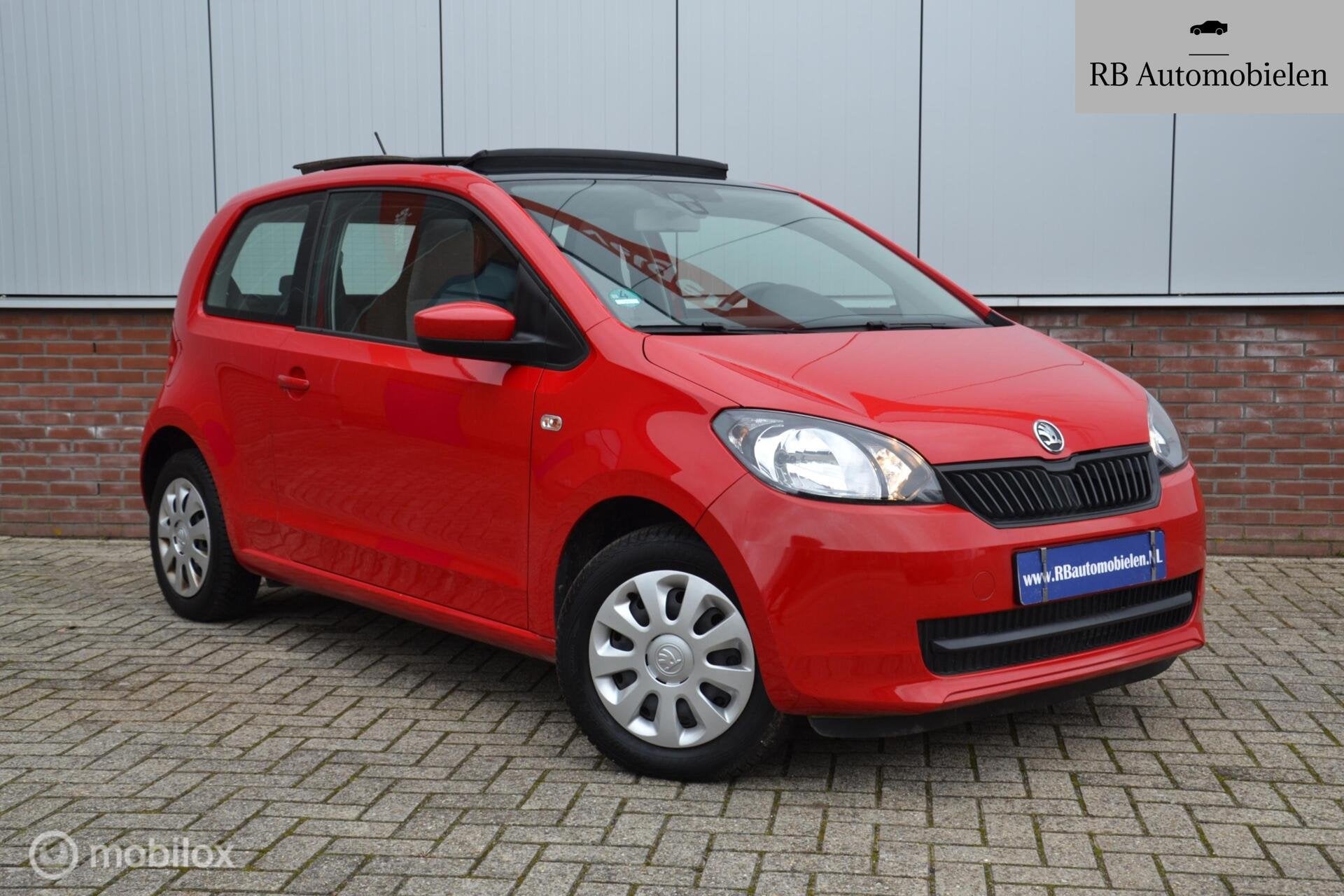 Skoda Citigo 1.0 CNG Greentech Ambition|86.974km|Pano|gas, Auto's, Voorwielaandrijving, Dealer onderhouden, Stof, Gebruikt