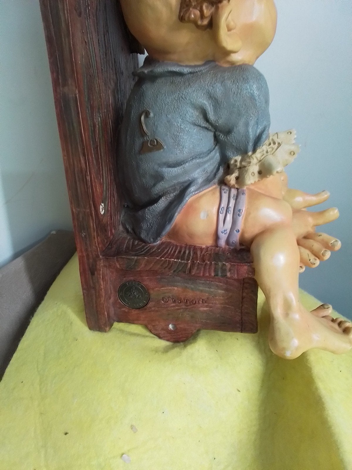 15726) EFTELING  laaf  toilet rol houder, Ophalen of Verzenden, Zo goed als nieuw, Beeldje of Poppetje