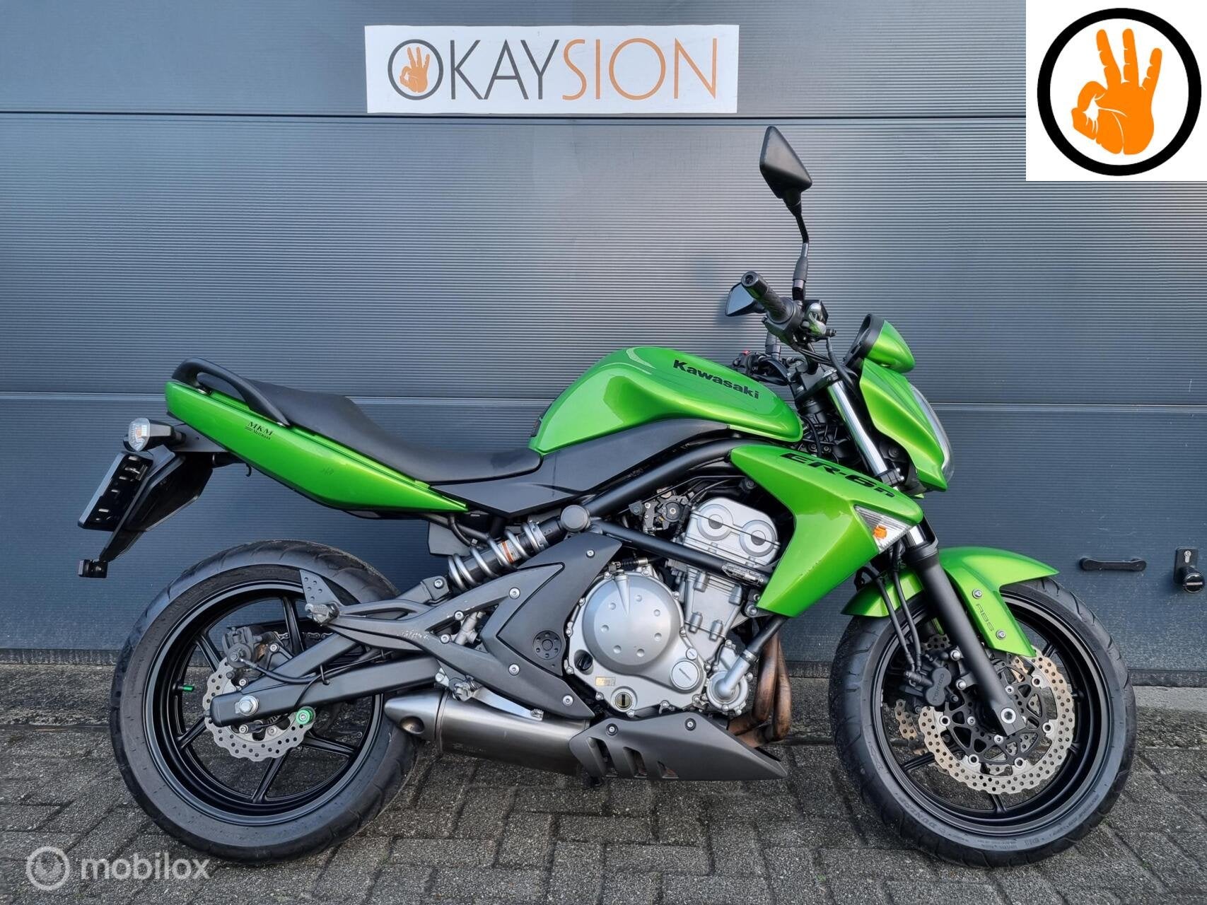 Zeer mooie Kawasaki ER-6n ABS (bj 2008) optie 35kw!, Motoren, Motoren | Kawasaki, 649 cc, Bedrijf, Meer dan 35 kW, ABS