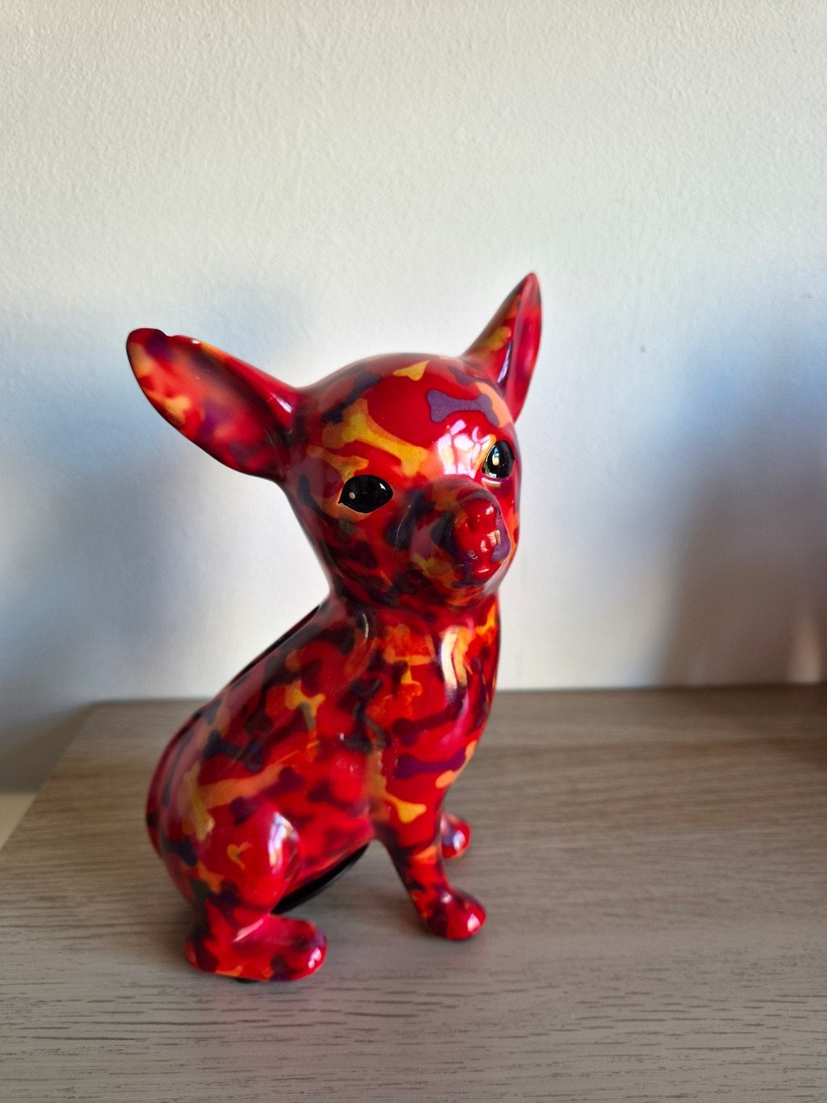 Leuke Pomme Pidou Chihuahua spaarpot - kleine beschadiging, Verzamelen, Ophalen of Verzenden, Gebruikt, Steen, Aardewerk of Keramiek