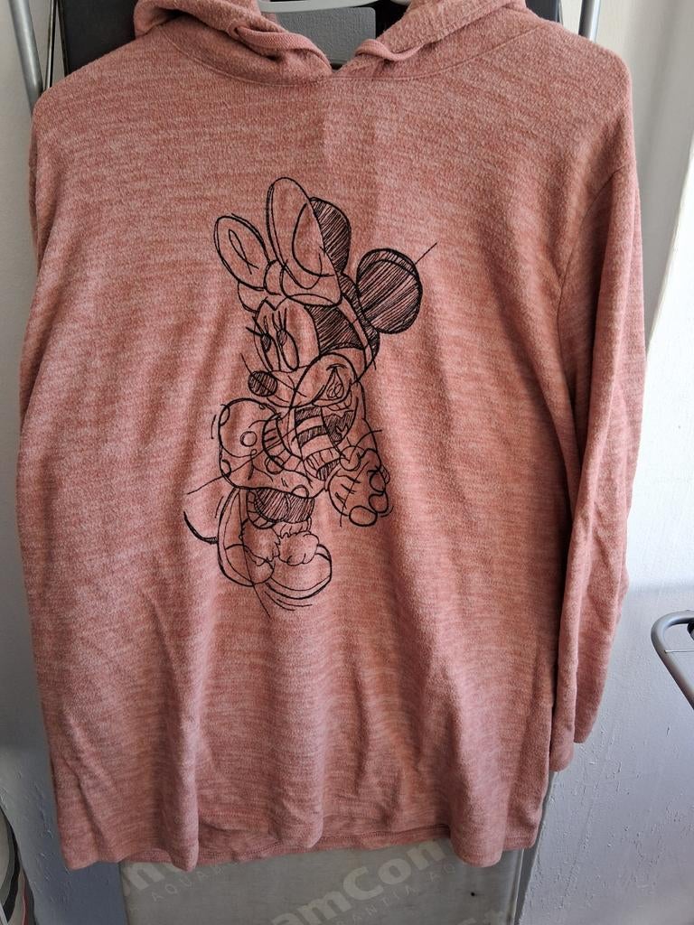 Nette Minnie Mouse hoodie, amper gedragen, Ophalen, Disney, Maat 46/48 (XL) of groter, Zo goed als nieuw