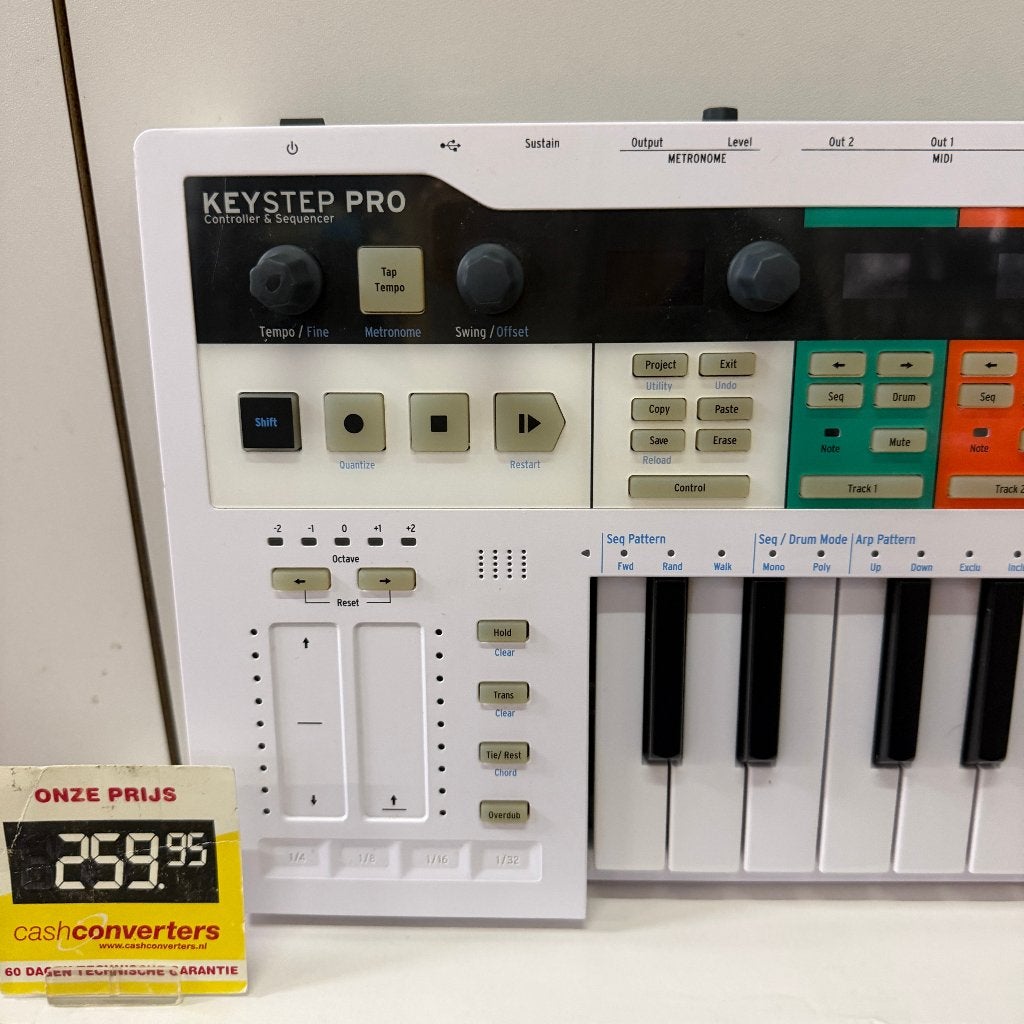 Arturia KeyStep Pro MIDI keyboard&sequencer | doos | 417686, Ophalen of Verzenden, Gebruikt, 61 toetsen, Overige merken