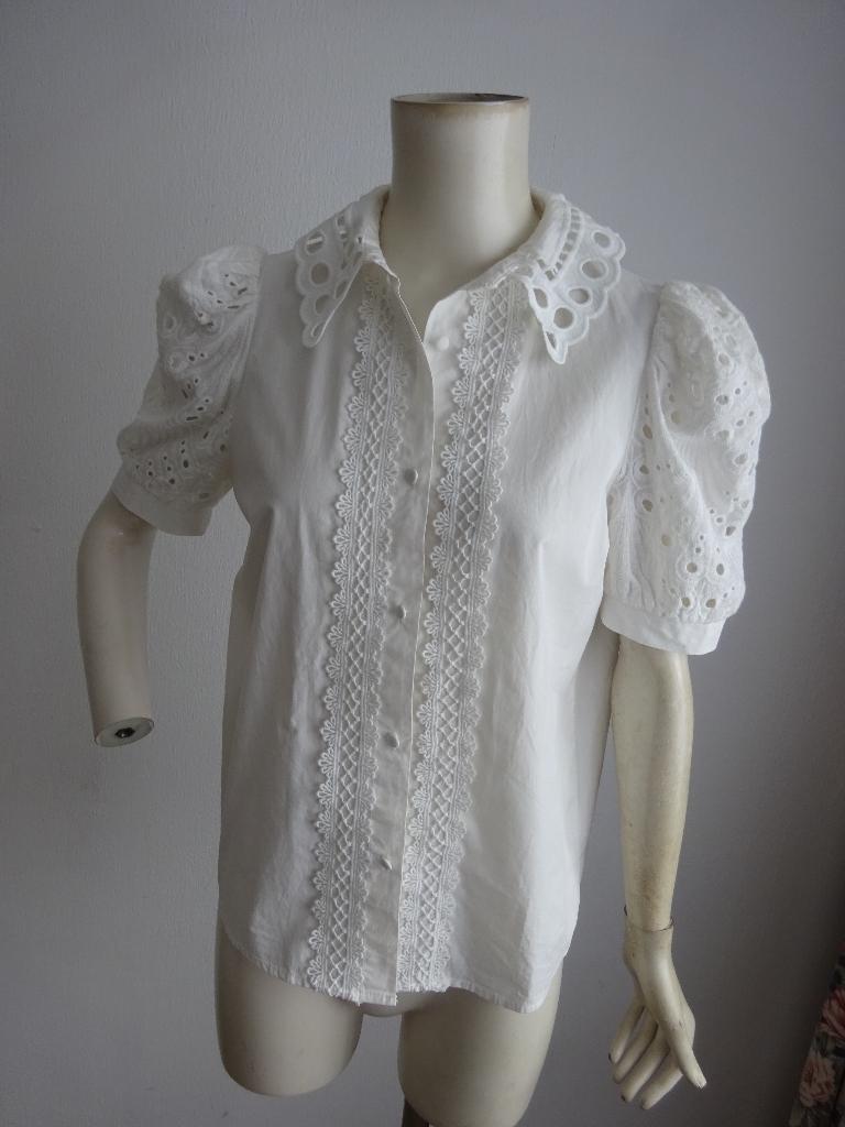 Drole de Copine blouse mt M, Maat 38/40 (M), Wit, Ophalen of Verzenden, Zo goed als nieuw